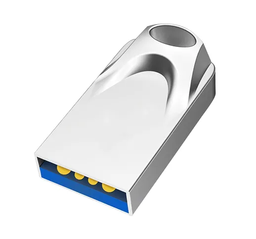 64GB USB2.0 Flash Drive 16G 32G Car Music Thumb Drive Mini disco USB impermeabile in metal...