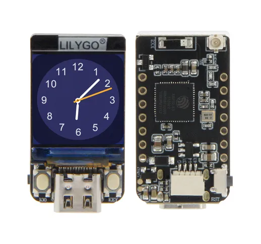 LILYGO® T-QT Pro ESP32 S3FN4R2 S3FN8 GC9107 0.85 Inch LCD Display Module Development Board...
