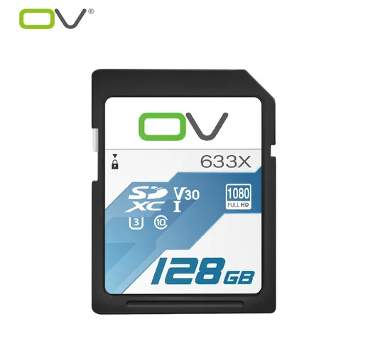 OV 633X Scheda di memoria da 128 GB Scheda di memoria SD Alta velocità 300 MB / S 4K Full...