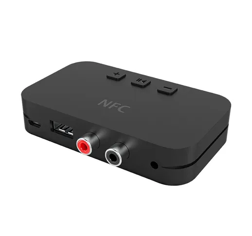 Bakeey Adattatore wireless stereo AUX da 3,5 mm NFC bluetooth 5.0 Musica ricevitore Adatta...