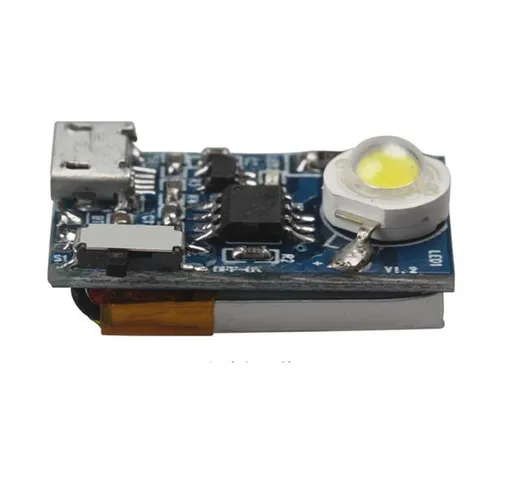 RC 5g 3W Night Strobe Flash Luci incorporate Batteria con Magia Tie Direttamente per DJI S...