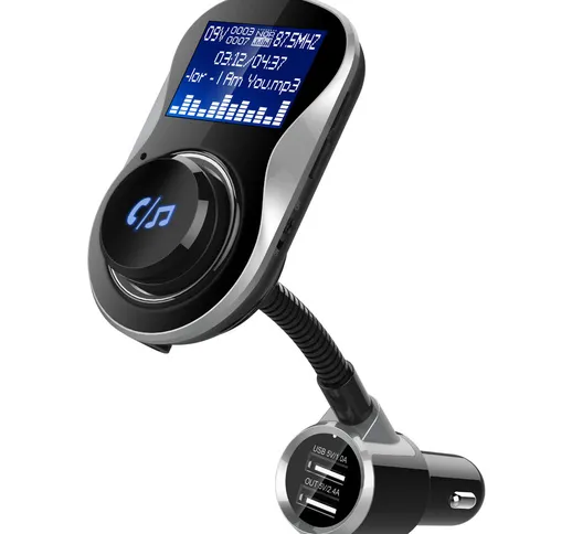 BC26 Bluetooth Caricabatteria da auto modulatore vivavoce per trasmettitori FM