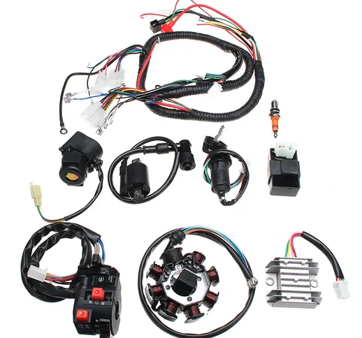 Statore per cablaggio elettrico CDI Motor Stator Set completo per ATV QUAD 150/200 / 250CC