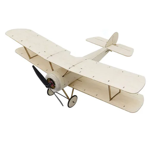 Dancing Wings Hobby K6 Sopwith Pup 378mm Apertura alare Balsa Wood Micro RC Airplane Warbi...