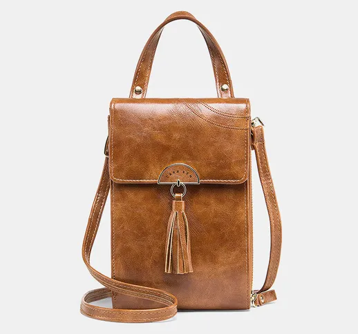 Donna Moda Nappa Spalla Borsa Spalla Borsa Telefono Borsa