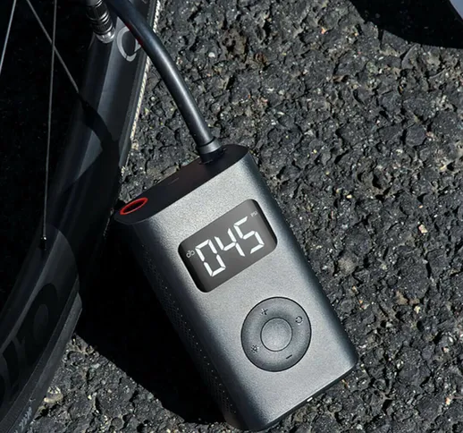 150PSI 5V Pompa per bicicletta Pompa per aria elettrica con ricarica USB campeggio Pompa p...