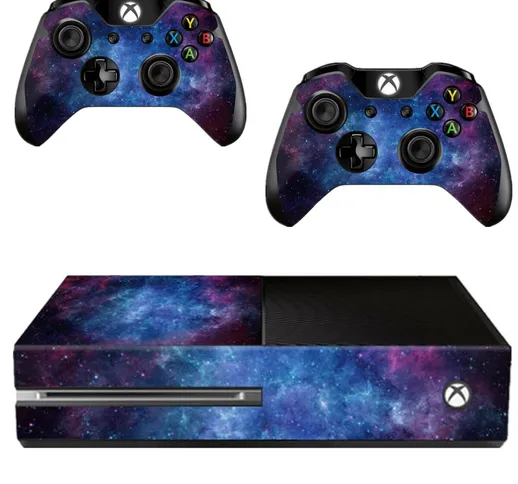 Involucro adesivo per decalcomania in vinile Nebula per controller per console di gioco Xb...