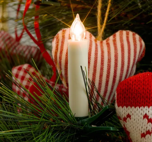 Set integrativo candele albero Natale senza cavo