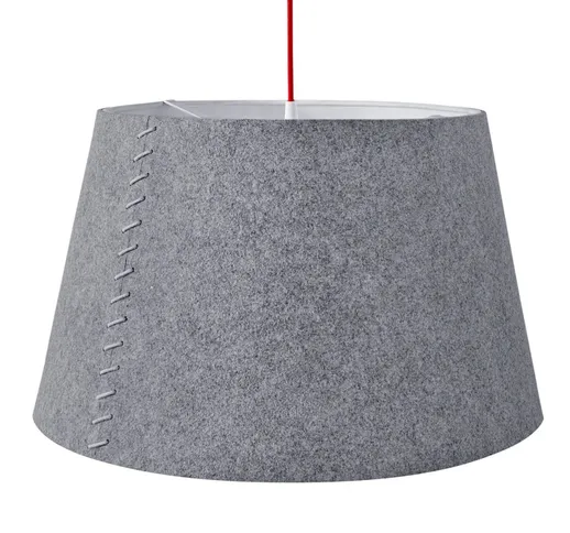 Alice - lampada LED a sospensione grigio, velcro