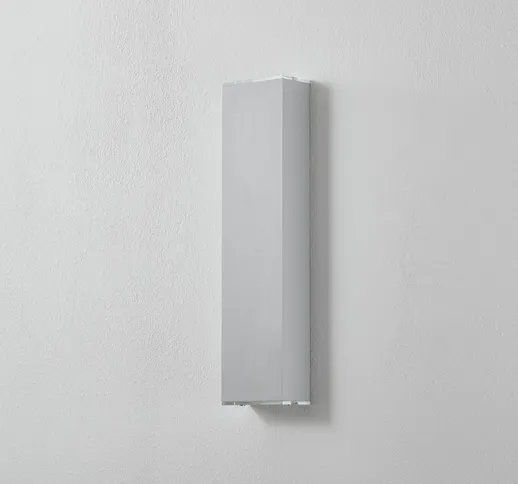 Lucande Anita applique LED argento altezza 36cm