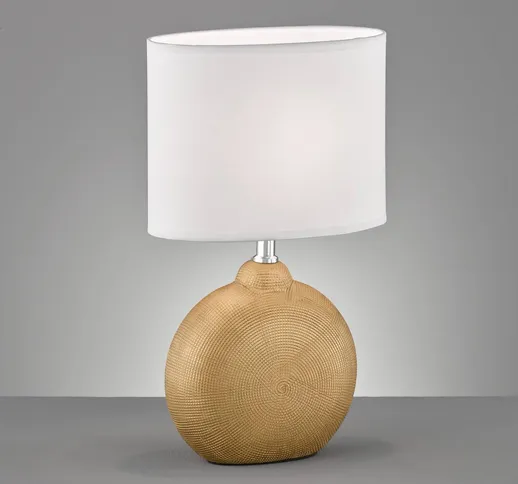  Lampada da tavolo Foro, oro/bianco, altezza 36 cm