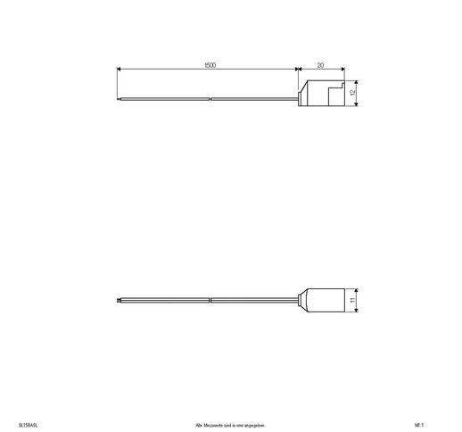  Cavo di raccordo per serie Bordo, lunghezza 150 cm