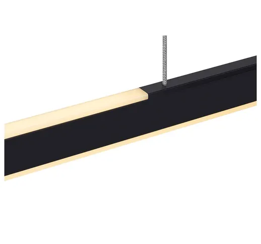  One Linear LED a sospensione, 104 cm, nero