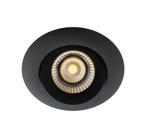  SLC One 360° spot LED incasso dim-to-warm nero