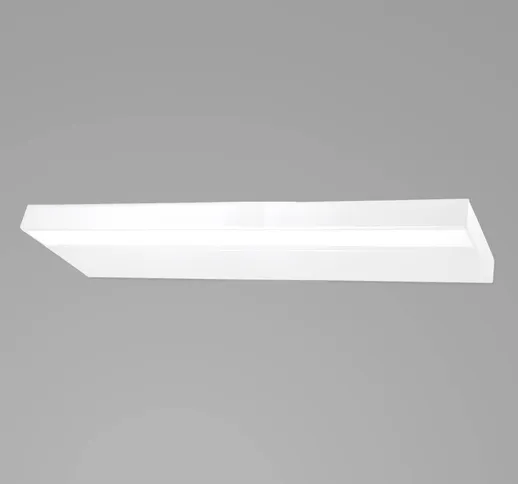  Moderna applique LED bagno Prim IP20 90 cm, bianco