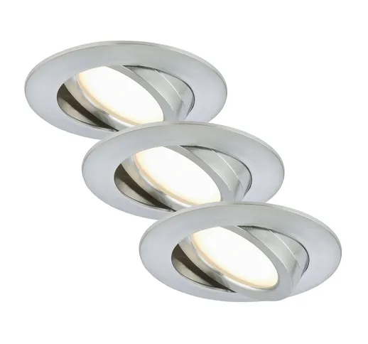  Set di tre spot LED Bert, orientabili