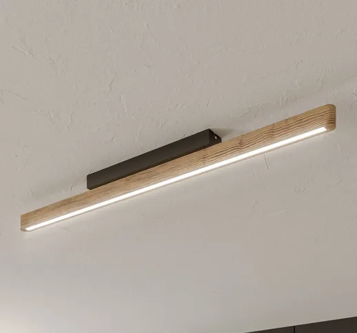 Plafoniera LED Forrestal, lunghezza 90 cm