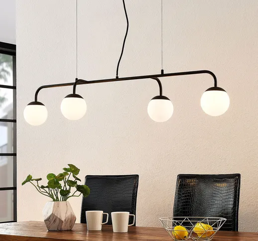  Rama lampada LED sospensione con vetri
