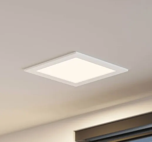 Prios Helina spot LED incasso, bianco, 22 cm, 18 W