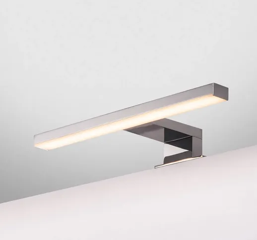  Dorisa applique LED a pinza larga 30cm cromo