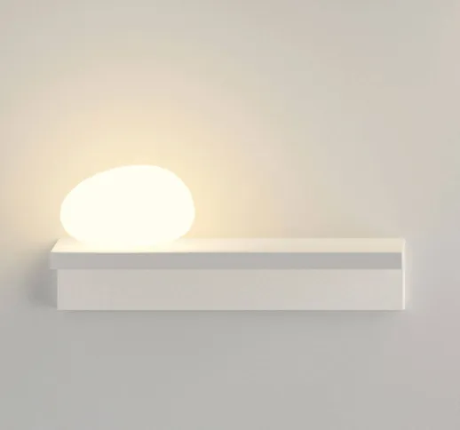  Raffinata applique LED Suite 14 cm con sasso
