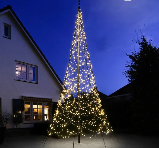  albero Natale 6 m 1200 LED lampeggianti