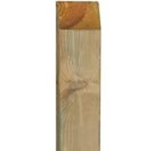 ITALFROM Palo Quadro in Legno di Pino H 150-9X9 - Trattato X Steccato, Recinzione per Giar...