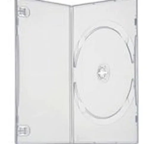 50 x singolo trasparente sottile 7 mm spine DVD/CD/BLU RAY case – Marchio Dragon Trading®