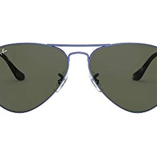 Ray-Ban Aviator Large Metal Rb3025-918731-55 Occhiali, Blu, 55 Unisex-Adulto