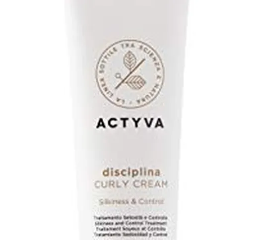 Kemon Actyva Disciplina Curly Cream - Crema modellante per capelli ondulati o ricci, senza...