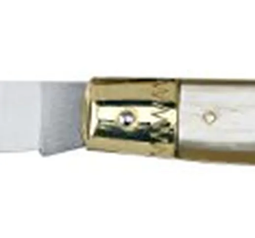 Ausonia - Coltello da tasca modello Pattada manico corno chiaro Cm 22