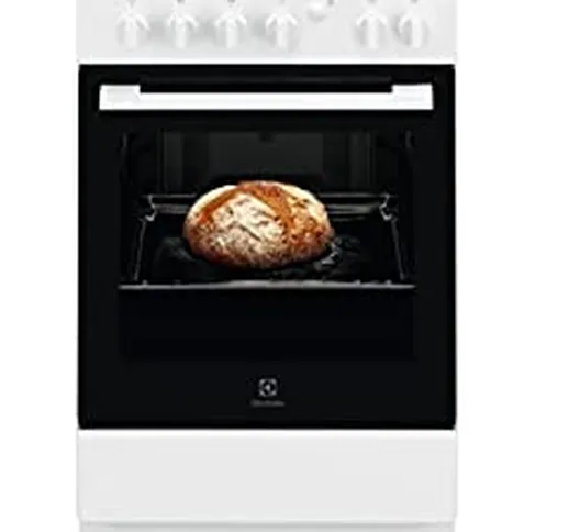 Electrolux LKK500000W - Cucina a gas con forno elettrico 50x60 cm Bianco