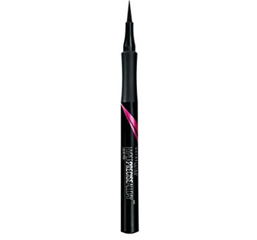 Maybelline New York Hyper Precise Eyeliner in Penna, Tratto Ultra-Sottile, Colore Ultra-In...