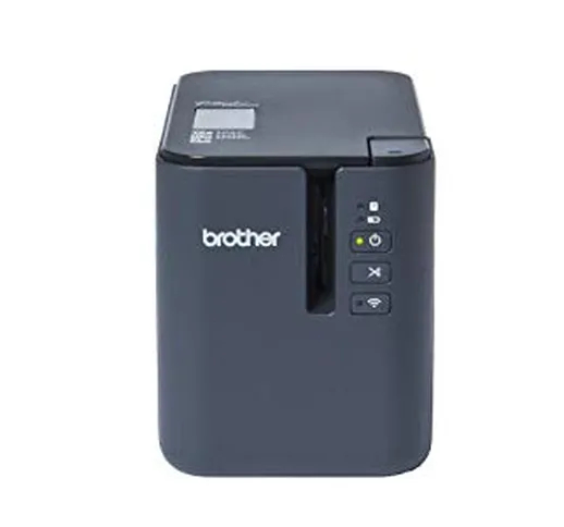 Brother PT-P950NWB Etichettatrice Professionale Collegabile a PC, con Rete Cablata, Wi-Fi...