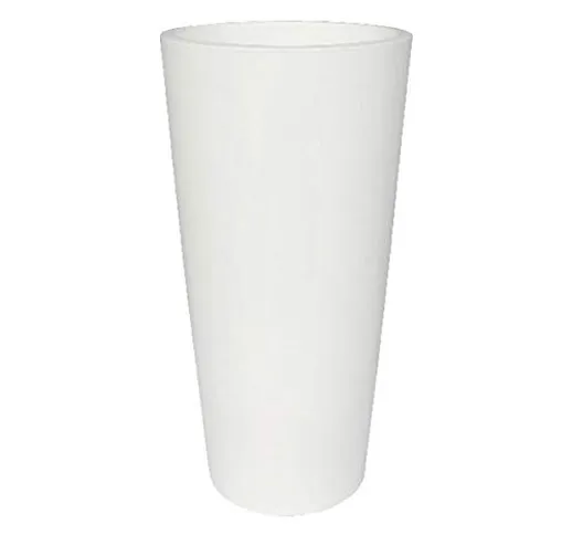 vasar Vaso Conico Alto Lucido con portavaso MOD. Toronto in plastica - Linea By Telcom-Bia...