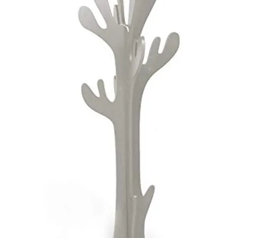 iperbriko Appendiabiti piantana da Terra attaccapanni Legno Albero cm 170h