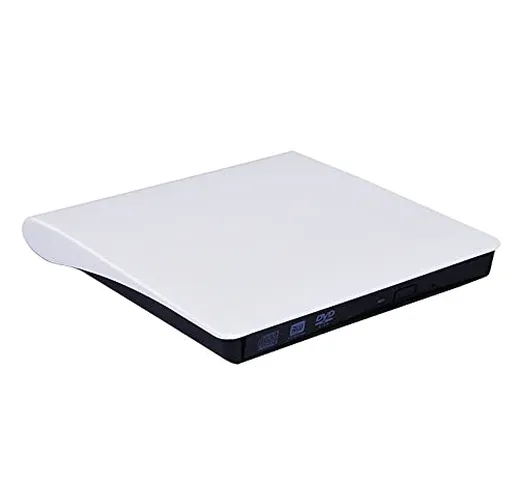 USB 3.0/Tipo-C Slim Esterno DVD RW CD Writer Masterizzatore Lettore Lettore di Unità Ottic...