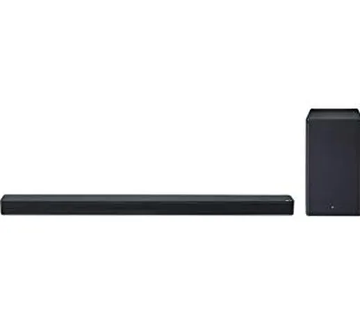 LG DSK8 Soundbar 2.1 con 360 W di potenza, Dolby Atmos, subwoofer wireless, Multi Bluetoot...