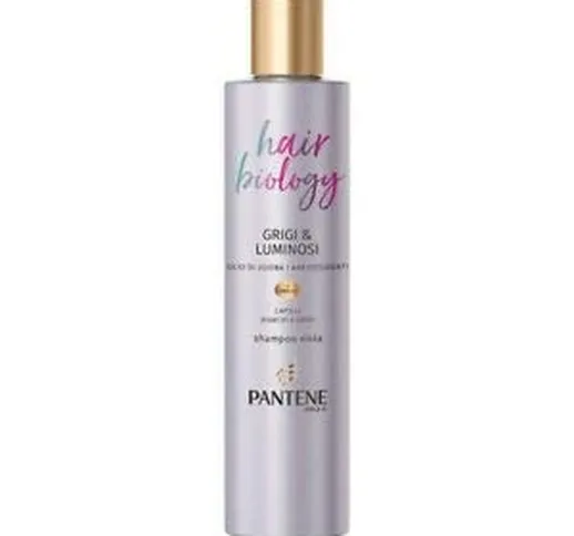 Pantene Pro-V Shampoo Purple Professionale Hair Biology, Riflessi Argentati, per Capelli B...