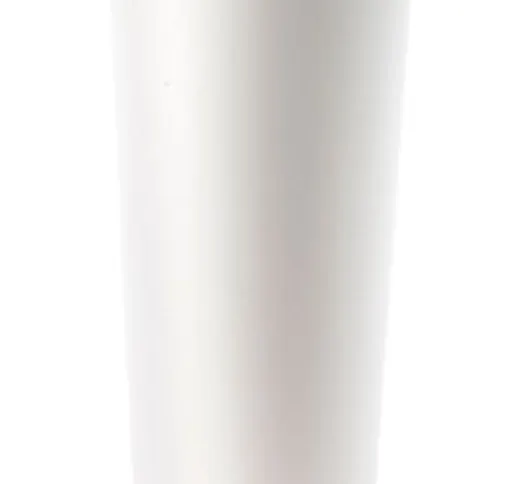 Teraplast Schio Cono 70cm Fioriera, Plastica 100%, Bianco, 70 cm