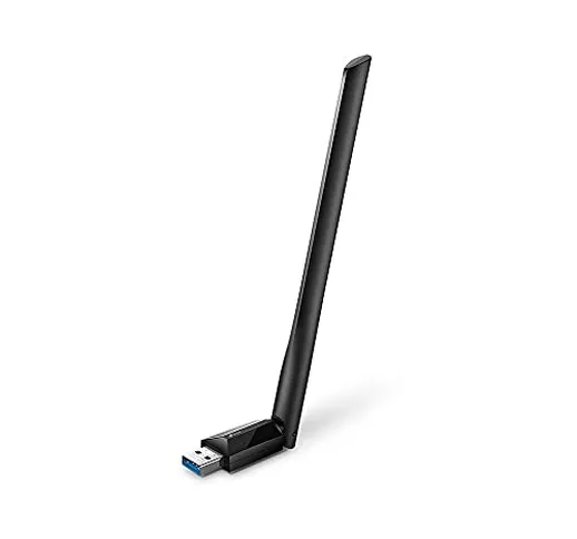 TP-Link Chiavetta WiFi AC1300Mbps Archer T3U Plus, Antenna WiFi USB per PC, Adattatore WiF...
