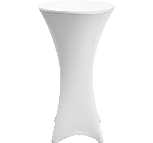 Beautissu Fodera elastica per tavoli alti da bar Stella Ø 80-85cm - rivestimento elastico...