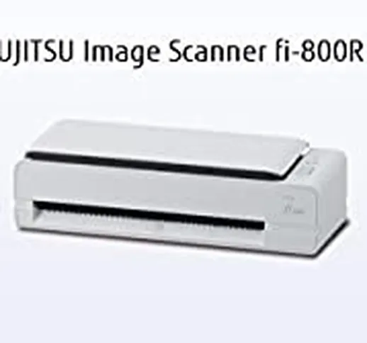 FUJITSU fi-800R Scanner A4 USB 3.0 40ppm 30 fogli ADF PaperStream IP Twain ISIS PassportSc...