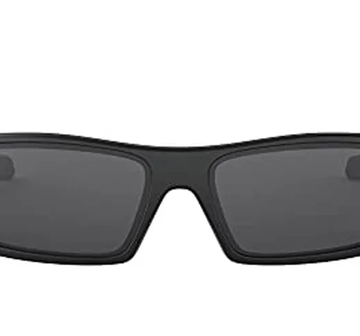 Oakley Occhiali da sole GasCan, Nero (matte black/black iridium polarized), One Size