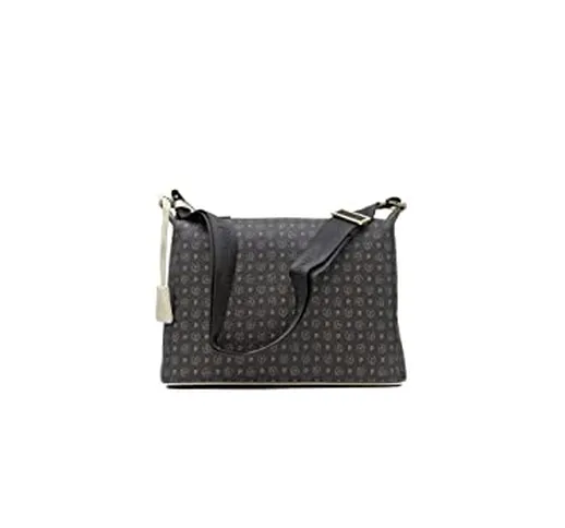 BORSA DONNA POLLINI SHOULDER BAG TAPIRO NERO / GHIACCIO TE8400 117