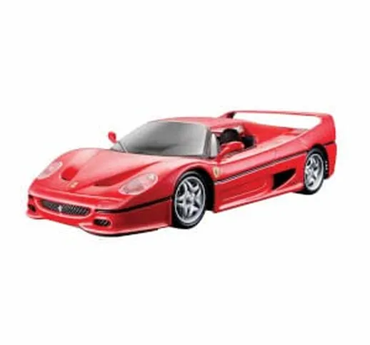 Bburago 18-26010 - Ferrari F50 Modellino, Scala 1:24, Colori Assortiti: Rosso/Giallo