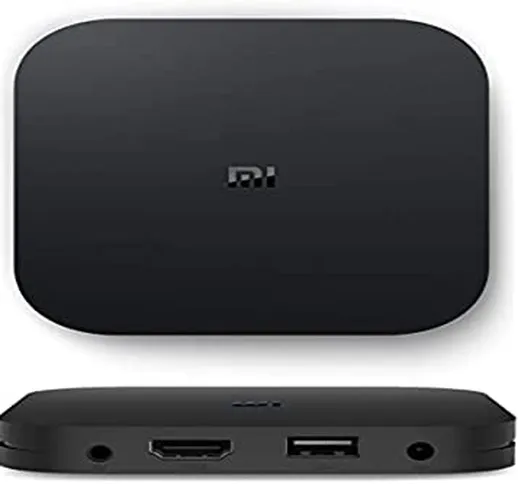 Mi - TV Box S, 4K Ultra HD, streaming, Media Player, Android 8.1, connessione wireless sta...