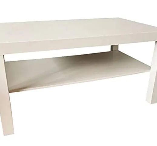 Ikea Lack - Tavolino da salotto, 90 x 55 cm, colore: bianco