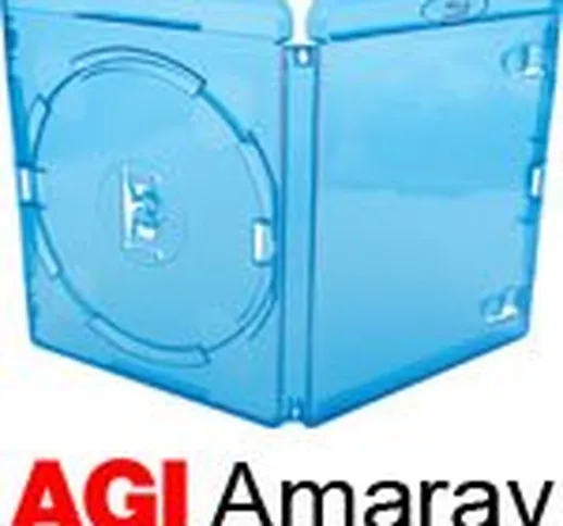 Amaray - Custodie per dischi blu-ray, dorso da 14 mm, confezione da 25