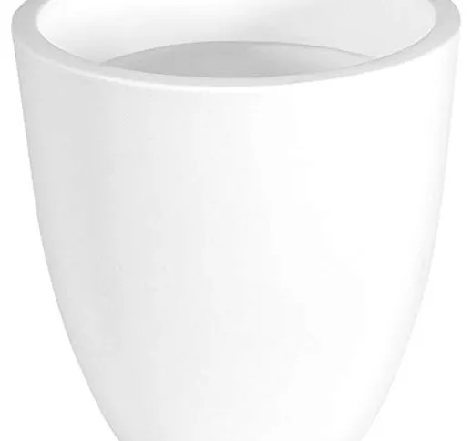 vanossi Vaso Ø60x60cm in Polietilene Orione Alto Bianco